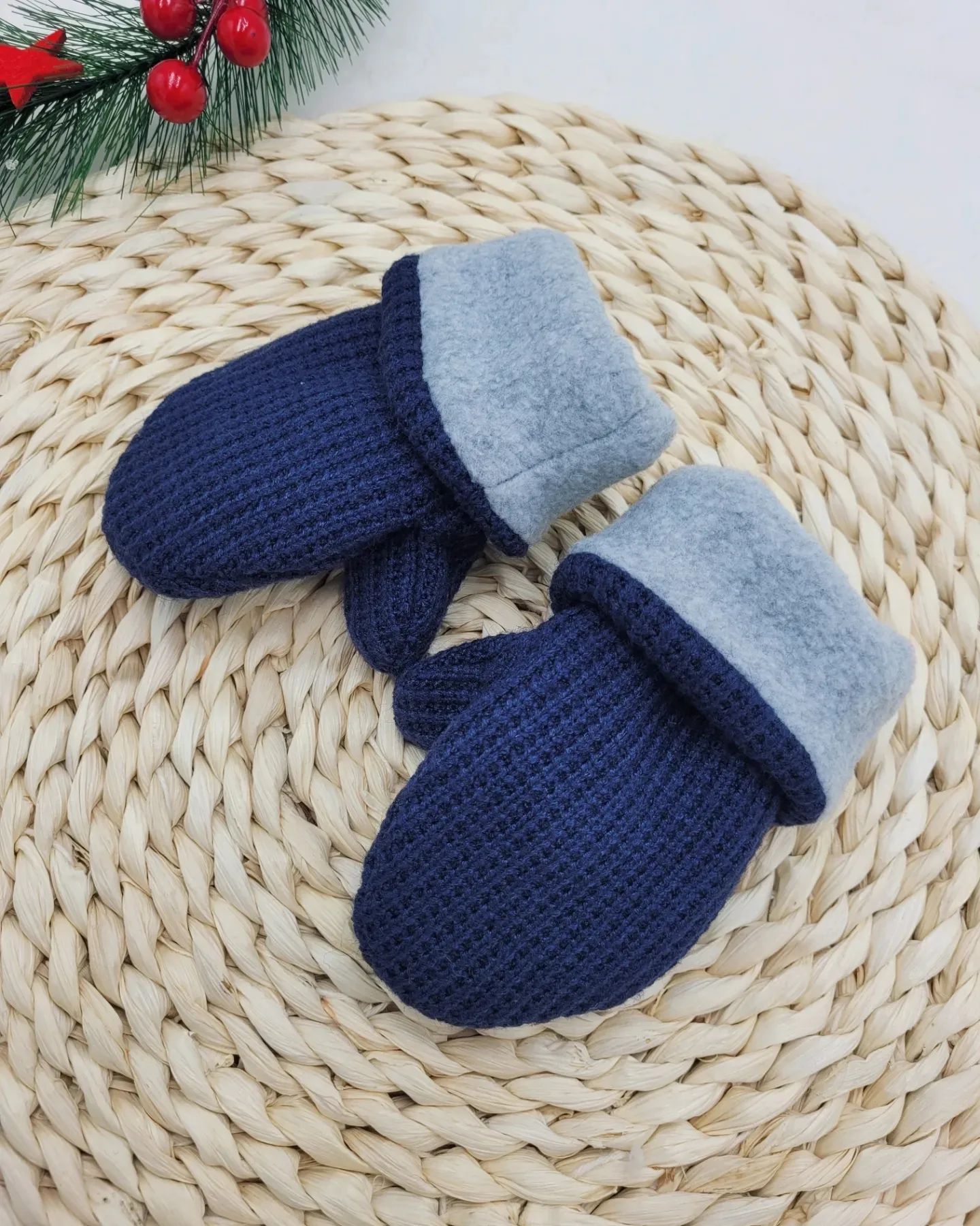 Rękawiczki zimowe dziecięce granatowe