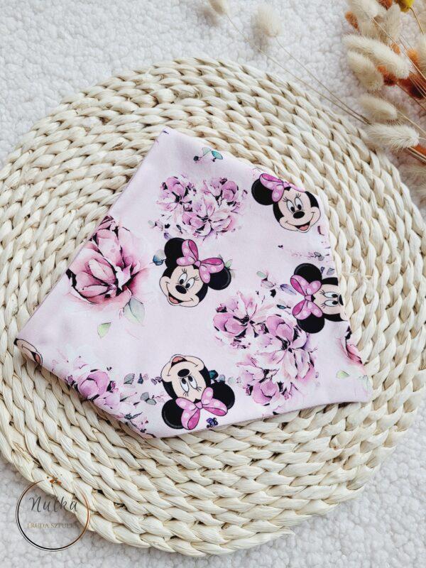 Chusta mini Minnie pastelowy róż