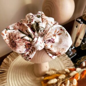 Turban dla dziewczynki z kokardą pin-up Dalie