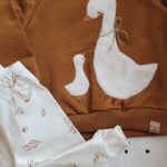 Bluza dziecięca mama gąska ciemny karmel