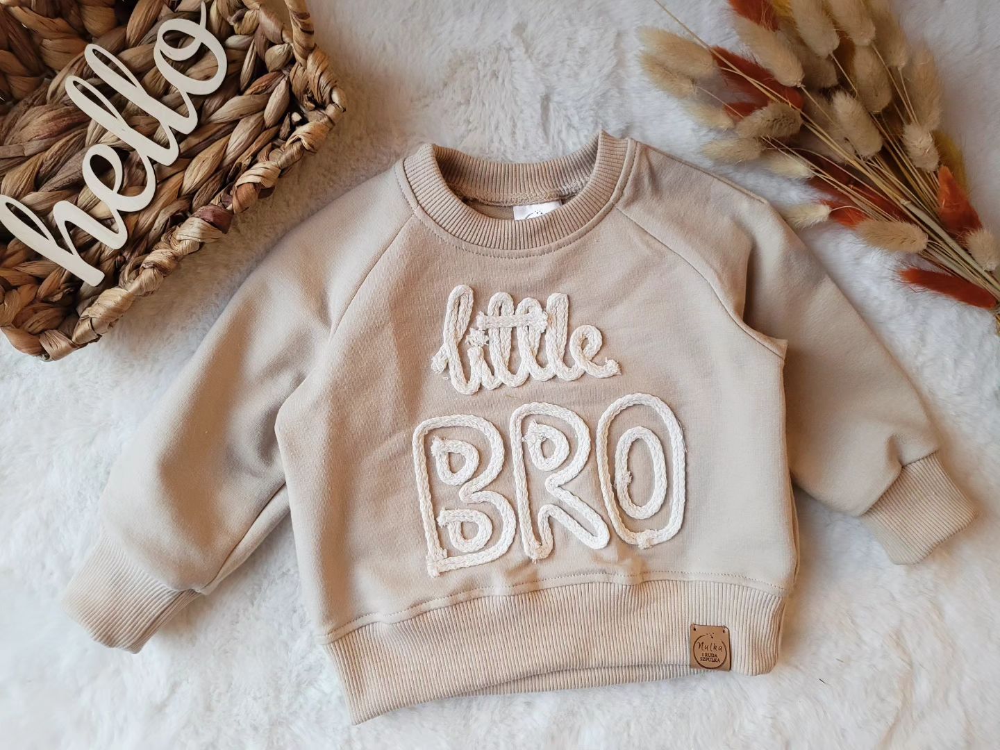 Bluza little bro jasny beż