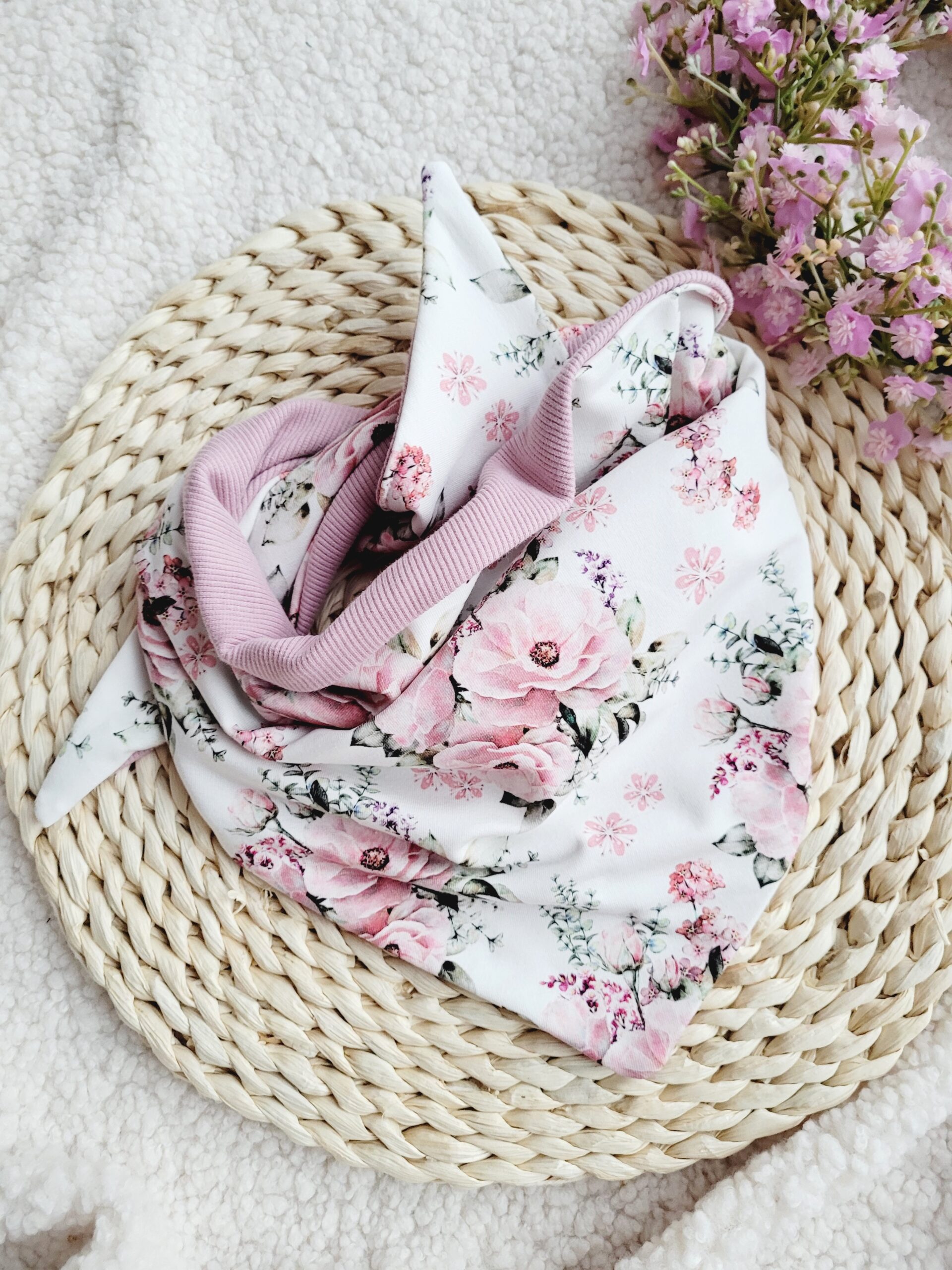 Chusta maxi bukiety różane