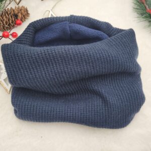 Komin zimowy granatowy