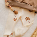 Legginsy prążkowane ciasteczka