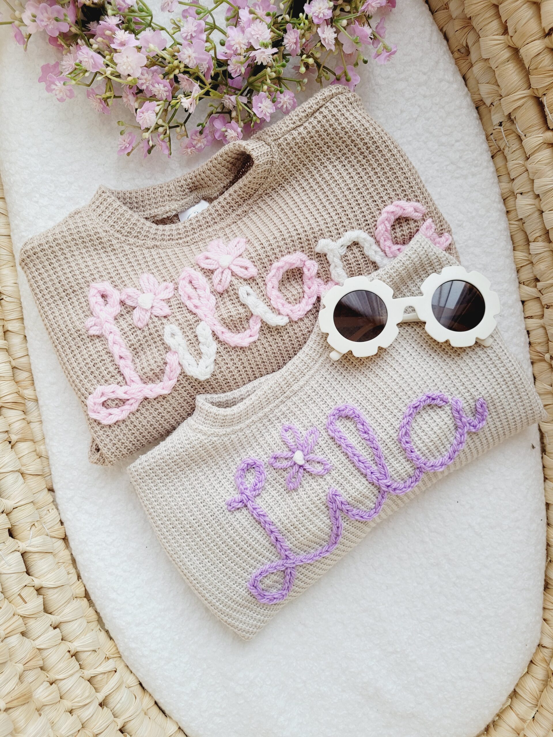 Sweterki beż i jasny beż Lila