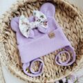 Czapka-wiazana-dla-dziewczynki-z-kokarda-Purple-Garden-lawenda-scaled-1.jpg